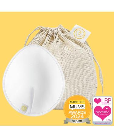 First Days Maternity Reusable Breast Pads - Extra Large Organic Cotton Washable 6-Pack for Breastfeeding - Buy Online on SooperMarket.com