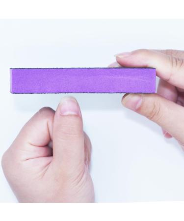 Buy Reusable Black Nail File & Thin Buffer Block - Double Sided Manicure Tools (100/180 Grit) - Perfect for Buffing & Grinding | International Shipping - Buy Online on SooperMarket.com