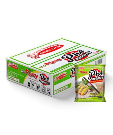 Acecook Oh! Ricey Vietnamese PHO Chicken Flavour Instant Noodles 71g (Box Of 24)
