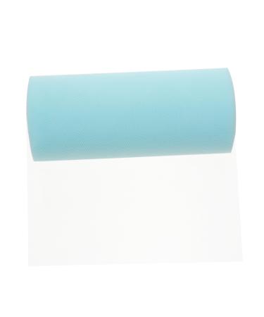 STOBOK 1 roll Supply Decorative Home Party Ribbon Wrapping Skirt Tulle Decor of Wedding Polyester DIY 2200X15cm White