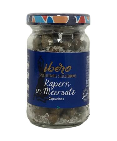 Ibero Capers in Sea Salt Capucines 6-Pack (6x75g Jars) - Premium Quality Capers for Gourmet Cooking | International Shipping - Buy Online on SooperMarket.com