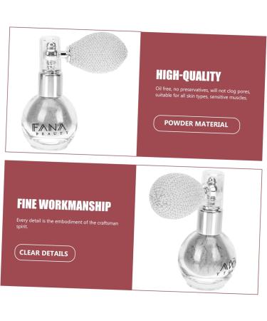 PLAFOPE 1pc Spray Glitter Spray Bottles Shimmering Spray Powder Makeup Glitter Powder Sprayer Highlight Tool 7x5.5cm White - Buy Online on SooperMarket.com