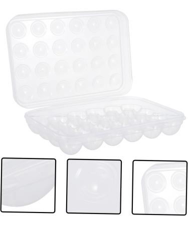 OSALADI Egg Carton Eggs Plastic Egg Trays Egg Holder Fridge Plastic Pallet Egg Drying Case Food Egg Box - Buy Online on SooperMarket.com