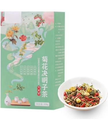 Chrysanthemum Cassia Seed Tea Combination Floral Tea Health Tea Pure 120g 20 Counts Convenient Brewing with Triangular Tea Bags for Modern People - Buy Online on SooperMarket.com