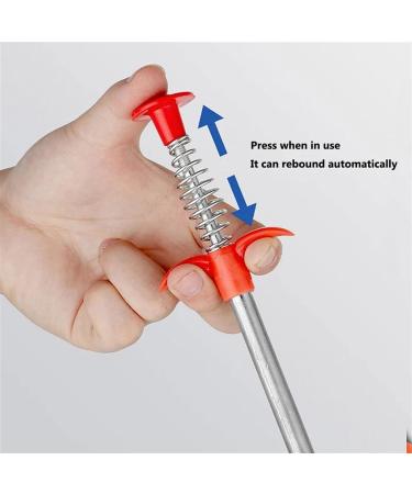 60cm Spring Pipe Dredging Tool - Drain Snake & Cleaner Sticks for Kitchen Sink Clog Removal | International Shipping Available - Buy Online on SooperMarket.com