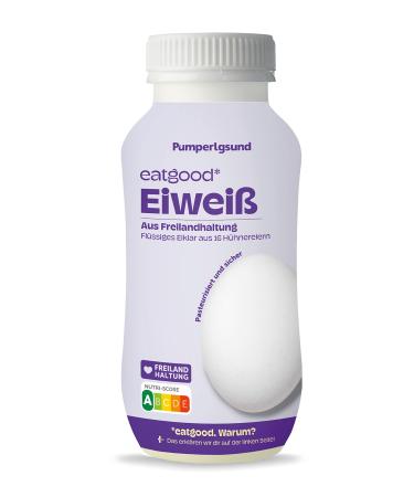 Pumperlgs and egg clar liquid - liquid protein in open -air quality - high -quality chicken protein (free -range 1 x 483 ml) Freiland 483 ml (1 Pack)