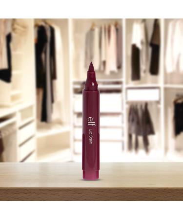 e.l.f. Lip Stain Berry Blush 0.07 Ounce - Long-Lasting Lip Color - Buy Online on SooperMarket.com