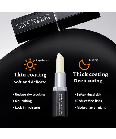 Mens Lip Balm Matte Finish Natural Lip Balm Stick with Shea Butter - Lip Care Tinted Lip Balm Lip Moisturiser offers 24h Deep Moisture - Protect & Hydrate Lip Balm Stick for Dry & Cracked Lips - Buy Online on SooperMarket.com