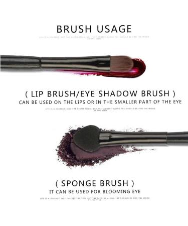 TOSSPER 10Pcs Eye Shadow Sponge Brushes - Dual Sided Makeup Applicator with Long Handle | Perfect Eyelash Cosmetic Tool for Flawless Application - International Shipping Available - Buy Online on SooperMarket.com