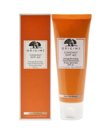 Origins GinZing SPF 40 Energy-Boosting Tinted Moisturizer,1.7 Fl Oz (Pack of 1)