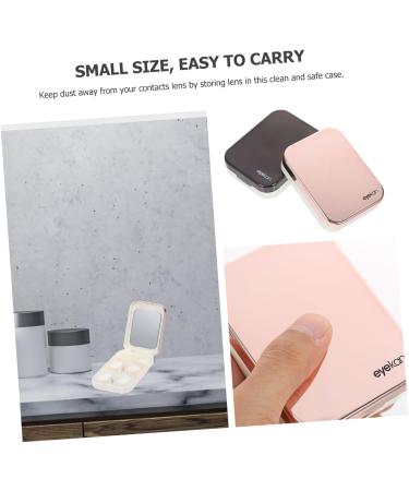 Buy Gatuida Plastic Container & Colored Contact Lenses Travel Package - Portable Lens Case with Mirror Film | International Shipping - Buy Online on SooperMarket.com