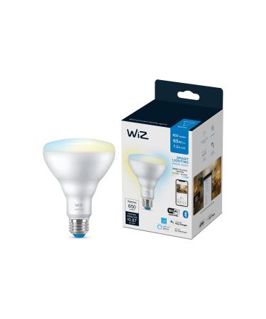 WiZ Connected Tunable White 60W BR30 Smart WiFi Light Bulb Dimmable 2700K - 6500K Smart Control with WiZ App Compatible with Alexa Google Assistant and Siri Shortcuts No Hub Required 1 Bulb BR30 Tunable White 1 Count (Pack of 1)