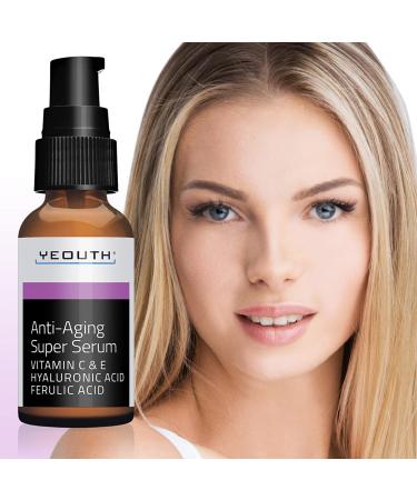 Yeouth Anti-Aging Super Serum - 1 fl oz (30 ml) | Youthful Skin Solution - Buy Online on SooperMarket.com