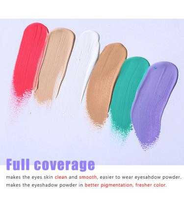 MAEPEOR Matte Eyeshadow Primer - 6 Color Long-lasting Waterproof Base - Buy Online on SooperMarket.com