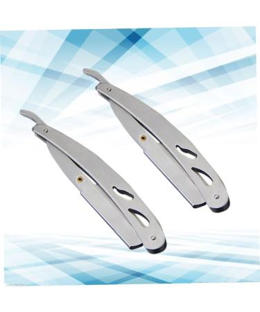 Cabilock 6 PCS Vintage Stainless Steel Razor Holder Set - Classic Shaver & Hairy Knife Stand for Men - Buy Online on SooperMarket.com