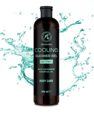 Shower Gel Cooling 500ml - Shower Gel for Men with Peppermint Essential Oil - Body Care - Cleansing and Care - Fresh Fragrance - Masculine Aroma - Body Wash for Him - Shower Gel - Buy Online on SooperMarket.com