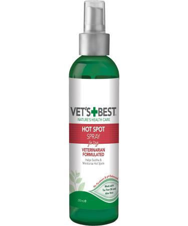 Vet s Best Dog Hot Spot Itch Relief Spray Relieves Dog Dry Skin Rash Scratching Licking Itchy Skin and Hot Spots No-Sting and Alcohol Free 250ml Hot Spot Spray 235ml