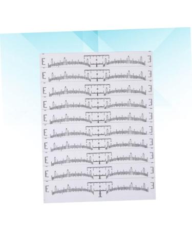 Angoily 100pcs Disposable Eyebrow Ruler Eyebrow Shaping Stencils Eyebrow Shaper Ruler Mini Caliper - Buy Online on SooperMarket.com