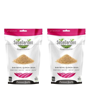 Seba Garden Bio Royal Quinoa 2 kg - 100% Royal Bolivian whole grain gluten -free keto -friendly protein source high fiber iron source genetic engineering -free