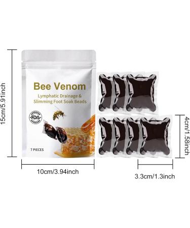  2 bags Foot Spa Soak Beads for Stress Relief Bee Bath Foot Soak for Hard Skin Healthy Feet Skincare Set for Women Bee venoms Slimming Bead Bags - Buy Online on SooperMarket.com