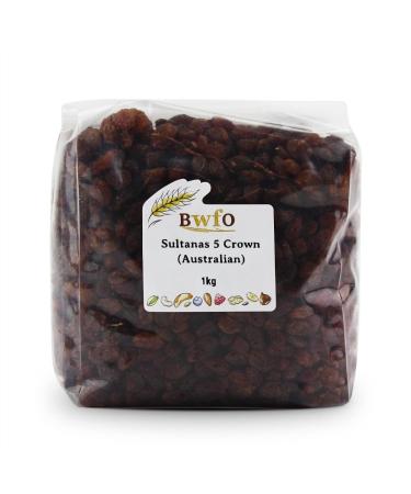 Sultanas 5 Crown (Australian) 1kg (BWFO)