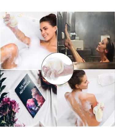 4 Pack Exfoliating Wash Cloth Towel Set for Skin Care - Soft-Weave Scrub Towel for Shower Scrubber & Dead Skin Removal - Buy Online on SooperMarket.com