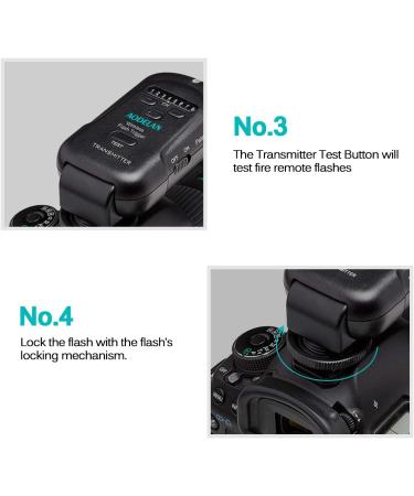 Wireless Flash Trigger Set 2.4 GHz for Canon Nikon Panasonic Olympus Fuji Pentax Samsung - Transmitter and Receiver for Sony Cameras (Excludes Sony Flashes) - Buy Online on SooperMarket.com