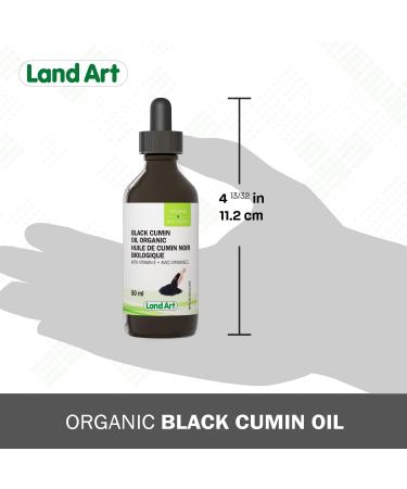 Organic Black Cumin Seed Oil - 50ml - For topical use - Cold Pressed - Vegan - Gluten Free - Made in Canada - Buy Online on SooperMarket.com