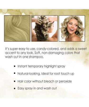 Punky Temporary Hair Highlight Spray Beach Blonde 3.5 oz 2-Pack 3.5 Ounce (Pack of 2) Beach Blonde - Buy Online on SooperMarket.com