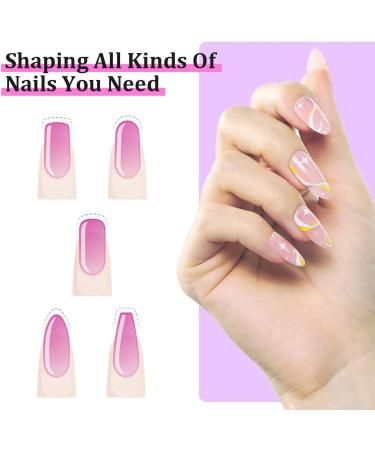Nail Files 20PCS Professional Double Sided 100/180 Grit Nail Files Emery Board Manicure Pedicure Tool and Nail Buffering Files - Buy Online on SooperMarket.com