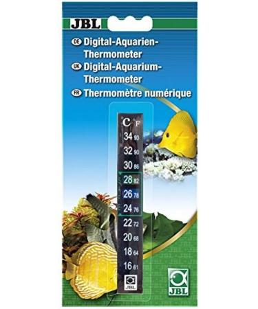 JBL Aquarium Water Test Strips & Digital Thermometer Bundle - 50 7-in-1 Proaquatest Easy | Best Aquarium Testing for Healthy Fish - Buy Online on SooperMarket.com
