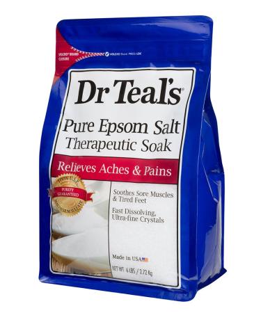 Dr Teals Unscented Epsom Salt Soaking Solution 96 oz (Pack of 6) - Buy Online on SooperMarket.com