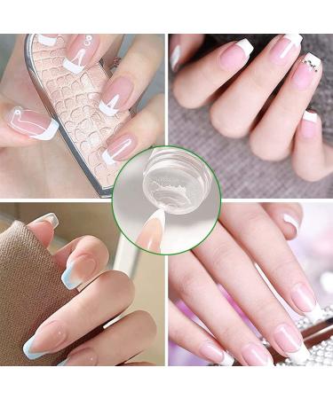 Nail Art Stamper Set - Fluorescent Silicone Nail Stamping Kit with Scraper for DIY Manicure | International Shipping - Buy Online on SooperMarket.com