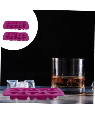 HOMSFOU 6 Pcs Silicone Chocolate Mold Silicone Baking Halloween Fondant Halloween Chocolate Polymer Clay Molds Jelly Molds Desserts Molds Bath Purple Silica Gel Tool Multifunction 21X11X2CMx3pcs Purplex3pcs - Buy Online on SooperMarket.com