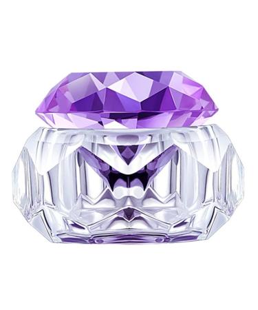 Nail Liquid Crystal Dish Nail Art Dappen Dish Crystal Glass Liquid Powder Cup Clear Diamond Manicure Bowl With Lid