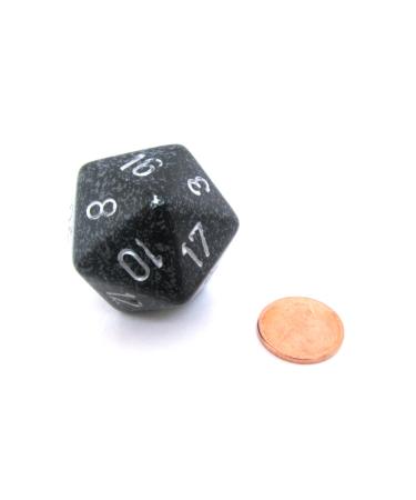 Jumbo d20 Counter - Speckled 34mm Dice: Ninja