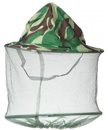 Sunreek Camouflage Beekeeping Masks & Caps - Insect Protection Hat with Net for Outdoor Fishing & Bug Shield - 2 Pieces - Buy Online on SooperMarket.com