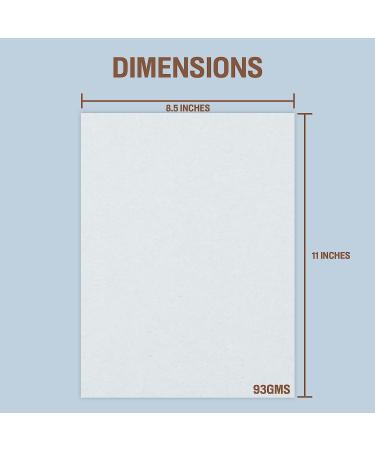 Paper Gator Vellum Paper  Pack of 55 Sheets 8.5 x 11 Inches Translucent Printable Sheets| 93 GSM Transparent Paper for Sketching |Tracing Paper for Art  Craft and Sewing.  Clear (PG-V) - Buy Online on SooperMarket.com