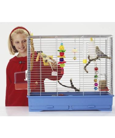 Bebester Bird Chewing Toys 8Pieces Bird Parrot Toys Bird Hanging Bell Toy Hanging Colorful Swing Chewing Toy Bells Ladder Swing for Small Parrots Macaws Parakeets Conures Cockatiels Love Birds - Buy Online on SooperMarket.com