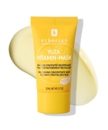 Erborian Yuza Vitamin Mask with Vitamin C - Hydrating Protecting & Radiance Boosting Face Mask Enriched with Vitamin C & E Antioxidants 0.7 oz