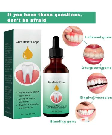 Buy Fengyang 2PCs Gum Recovery Drops - Natural Oral Care for Gum Repair & Loss Relief | Best Gum Care Products - Buy Online on SooperMarket.com