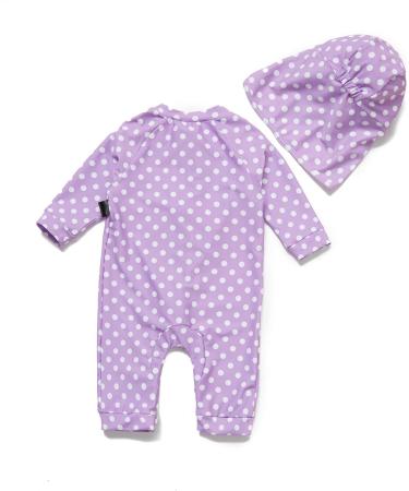 BONVERANO Baby Girls Swimsuit UPF 50+ Sun Protection Maru Purple 18-24 Months - Buy Online on SooperMarket.com