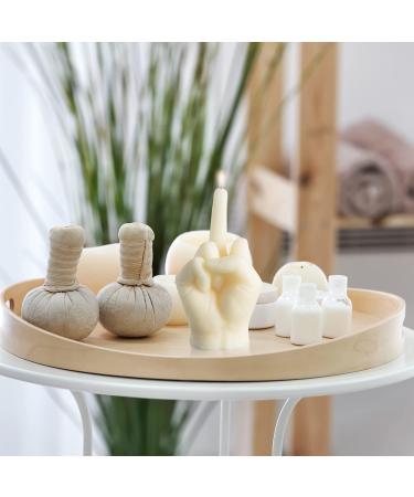 GroBro7 Middle Finger Candle - Danish Pastel Fragrance | Natural Soy Wax Aromatherapy Decor & Pine Incense Sticks for Desk & Home | Unique Gift for Parties & Housewarming - Buy Online on SooperMarket.com
