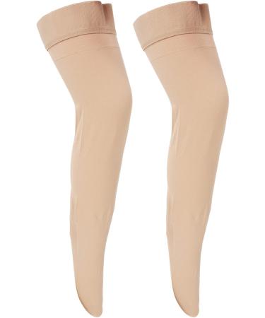Thigh High Compression Stockings 23-32 mmHg Closed Toe Sports Compression for Varicose Veins | International Shipping - Buy Online on SooperMarket.com