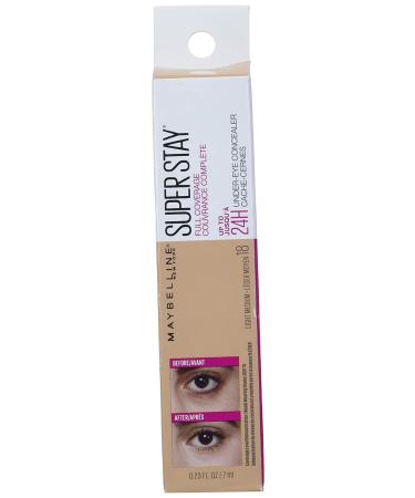 Maybelline Super Stay Full Coverage Brightening Under-eye Concealer - Light/Medium 0.23 fl oz - Buy Online on SooperMarket.com