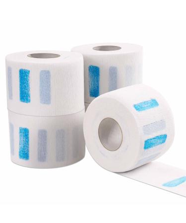 5 Rolls Disposable Barber Paper Neck Strips Disposable Neck Paper Professional Stretchy Paper Neck Band Protector Hairdressing Accessory Tool