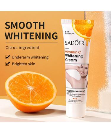 Best Skin Whitening Cream for Body & Intimate Areas - Vitamin C Dark Spot Remover - 1.76oz - Buy Online on SooperMarket.com