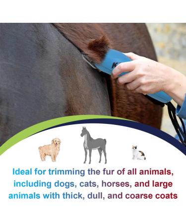 BestBomg 4fW Dog Grooming Blades - Removable Compatible with Heiniger/Moser Max45/Andis/A5 3/8 inch (9.5 mm) Cutting Length - Buy Online on SooperMarket.com