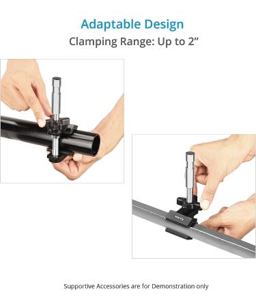 PROAIM SnapRig End Jaw Vise Grip/Clamp with 5/8 Baby Pin - Sturdy & Secure Clamp with 2 Clamping Range & 20kg Payload - Buy Online on SooperMarket.com