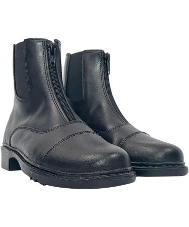 TuffRider Children's Black Front Zip Paddock Boot - Size 3 - Buy Online on SooperMarket.com
